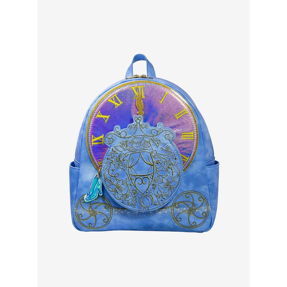 Disney Danielle Nicole Cinderella Carriage Mini Backpack Blue